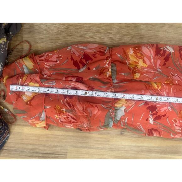 As U Wish Tiered Dress Size Medium - Pink Floral - Picture 8 of 8